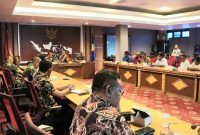 Rapat di Kantor Gubernur Malut pada Kamis (31/10/2024). (Istimewa)