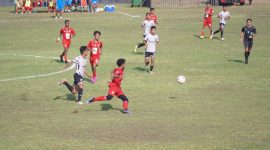 Pertandingan pertama Malut United FC U 16 melawan PSM Makassar U 16. (Istimewa)