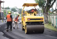 Pekerjaan Ruas Jalan di Depan Masjid Kesultanan Ternate dan Sekitarnya. (Istimewa)
