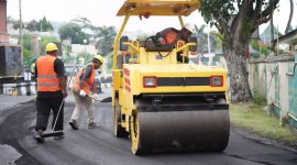 Pekerjaan Ruas Jalan di Depan Masjid Kesultanan Ternate dan Sekitarnya. (Istimewa)