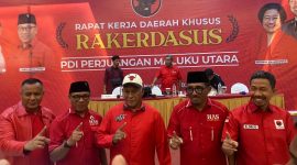 Rapat Kerja Daerah Khusus PDIP Maluku Utara. (Rakyatmu)