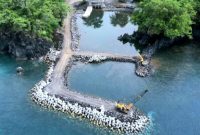 Progres Pekerjaan Dermaha Hiri. (Istimewa)