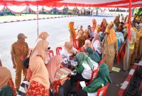 Pemerintah Kota Tidore Kepulauan Menggelar Bakti Sosial berupa Donor Darah dan Screening Penyakit Tidak Menular. (Istimewa)