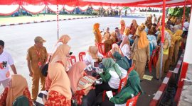 Pemerintah Kota Tidore Kepulauan Menggelar Bakti Sosial berupa Donor Darah dan Screening Penyakit Tidak Menular. (Istimewa)