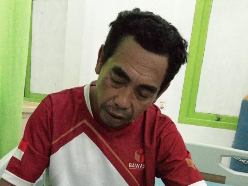 Anggota Panwas Desa, Hamsa Masuku. (Rakyatmu)