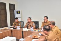 Rapat Koordinasi Persiapan Penyampaian RAPBD Tahun anggaran 2024. (Ongky for Rakyatmu)