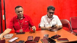 Pasangan Calon Wali Kota dan Wakil Wali Kota Tidore Kepulauan Nomor Urut 1, Muhammad Sinen-Ahmad Laiman. (Rakyatmu)