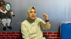 Ketua Bawaslu Halmahera Tengah,  Siti Hasma. (Rakyatmu)