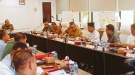 Rapat koordinasi persiapan Latihan Integrasi Taruna Wreda Nusantara (Latsitardanus) ke 45 yang dipimpin oleh Letjen TNI Rudianto Danjen Akademi TNI, di Mako Akademi TNI Cilangkap, Jakarta Timur. (Istimewa)
