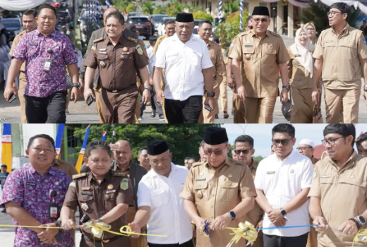 Wali Kota Ternate M. Tauhid Soleman meresmikan jembatan di Jl Sultan Djabir Syah. (Rakyatmu)