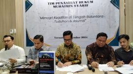 Kuasa hukum terdakwa Muhaimin Syarif. (Tim)