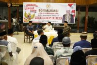 Foto: Sultan Ternate yang juga anggota komisi I DPD RI Hidayat M. Sjah menggelar sosialisasi 4 pilar kebangsaan di Kedaton Kesultanan Ternate. (Istimewa)