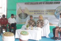 Sultan Ternate yang juga sebagai anggota DPD RI dapil Maluku Utara, Hidayat M. Sjah  menggelar reses di Kota Ternate. (Istimewa)