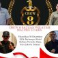 Korwil CREW 8 Satgas Maluku Utara Haris Drakel dan Sekretaris Sofyan Tamodehe. (Istimewa)