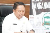 Ketua Panitia Pelaksana Pembentukan Paskibraka Kota Ternate, Rizal Marsaoly. (Ko Edo/Rakyatmu)
