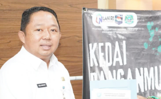 Sekretaris Daerah Kota Ternate, Rizal Marsaoly. (Ko Edo/Rakyatmu)