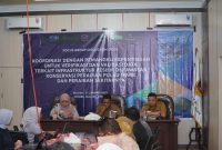FGD bersama Pemkot Tidore yang diinisiasi oleh Kementerian PPN/Bappenas bekerjasama dengan Indonesia Climate Change Trust Fund. (Rakyatmu/Istimewa)