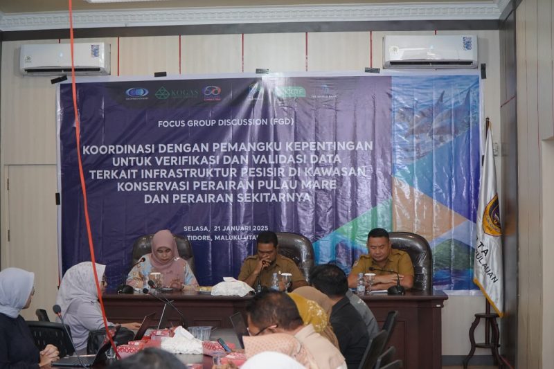 FGD bersama Pemkot Tidore yang diinisiasi oleh Kementerian PPN/Bappenas bekerjasama dengan Indonesia Climate Change Trust Fund. (Rakyatmu/Istimewa)