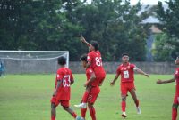 Pemain Malut United U-20 saat melakukan seoebrasi. (Rakyatmu/Istimewa)