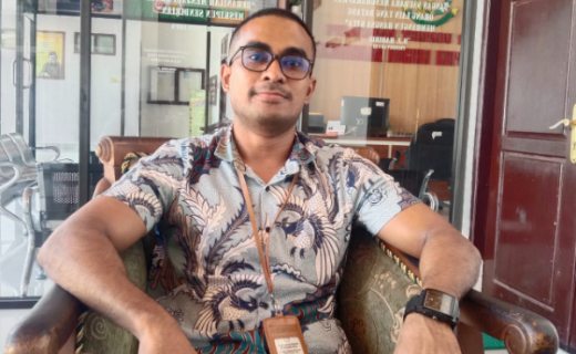 Kasi Intel Kejari Kepulauan Sula, Raimond Charisna Noya. (rakyatmu)