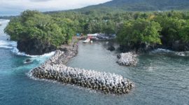 Pelabuhan Sulamadaha-Hiri. (Dok. Ewin for Rakyatmu)