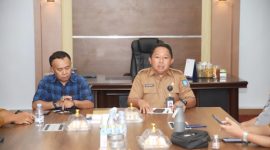 Pemkot Ternate bersama PT MMS gelar pertemuan di Ruangan Sekretaris Daerah. (Humas for Rakyatmu)