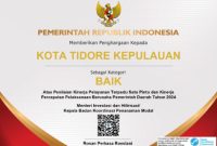 Sertifikat Penghargaan dari Kementerian Investasi dan Hilirisasi/BKPM. (Istimewa/Rakyatmu)