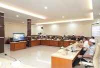 Sekretaris Daerah Kota Ternate Rizal Marsaoly Pimpin  Rapat Koordinas Pimpinan OPD. (Ewin/Rakyatmu)