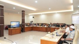 Sekretaris Daerah Kota Ternate Rizal Marsaoly Pimpin  Rapat Koordinas Pimpinan OPD. (Ewin/Rakyatmu)