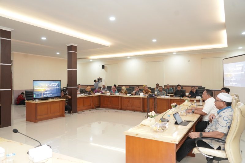 Sekretaris Daerah Kota Ternate Rizal Marsaoly Pimpin  Rapat Koordinas Pimpinan OPD. (Ewin/Rakyatmu)