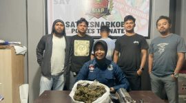 Barang Bukti yang Diamankan Polres Kota Ternate. (Istimewa)