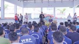 Wakil Wali Kota Tidore Kepulauan Muhammad Sinen Kunker ke Rutan Kelas II Soasio. (Istimewa)