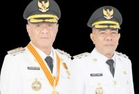 Wali Kota dan Wakil Wali Kota Tidore Kepulauan, Muhammad Sinen - Ahmad Laiman. (Dok Humas for Rakyatmu)