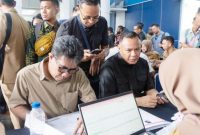 Wali Kota dan Wakil Wali Kota Tidore Kepulauan terpilih Muhammad Sinen dan Ahmad Laiman melakukan pemeriksaan kesehatan. (Dok. Humas for Rakyatmu)