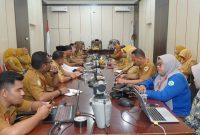 Rapat Koordinasi persiapan pelaksanaan program pemeriksaan kesehatan gratis. (Dok. Humas for Rakyatmu)