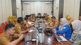 Rapat Koordinasi persiapan pelaksanaan program pemeriksaan kesehatan gratis. (Dok. Humas for Rakyatmu)