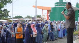 Wakil Wali Kota Tidore Kepulauan, Muhammad Sinen Pimpin Apel ASN/Non-ASN Lingkup RSD Kota Tidore. (Istimewa) 