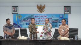Entry Meeting BPK RI Perwakilan Maluku Utara  di Aula Baabullah Kantor Wali Kota Ternate . (Dok. Humas for Rakyatmu)