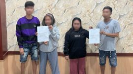 Dua Pasangan Bukan Suami Istri yang Diamankan Polisi. (Rakyatmu)