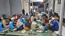 Buka puasa bersama warga binaan. (Rakyatmu)