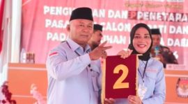 Pasangan Calon Bupati dan Wakil Bupati Pulau Taliabu Citra Puspasari Mus - La Utu Ahmadi. (Istimewa)