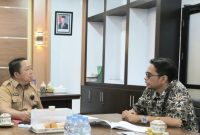 Sekretaris Daerah Kota Ternate Melakukan Pertemuan Membahas Persiapan Peringati Earth Hour. (Istimewa/Rakyatmu) 
