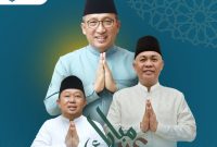 Wali Kota Ternate M. Tauhid Soleman, Wakil Wali Kota Ternate Nasri Abubakar, Sekda Kota Ternate Rizal Marsaoly. (Istimewa)
