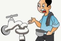 Ilustrasi Air PDAM Mati (Istimewa)