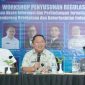 Workshop Penyusunan Regulasi Keterbukaan Akses Informasi dan Perlindungan Jurnalis serta Media dalam Mendorong Kesetaraan dan Keberlanjutan Indonesia Timur. (Dok. Rakyatmu)