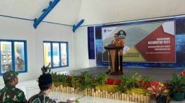 Plt. Kepala Bappelibangda Kota Ternate Taufik Jauhar Buka Musrenbang Kecamatan Pulau Moti. (Rakyatmu)