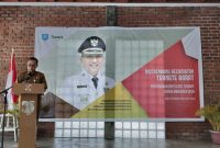 Plt Kepala Bappelitbangda saat Membuka Musrenbang Kecamatan Ternate Barat. 