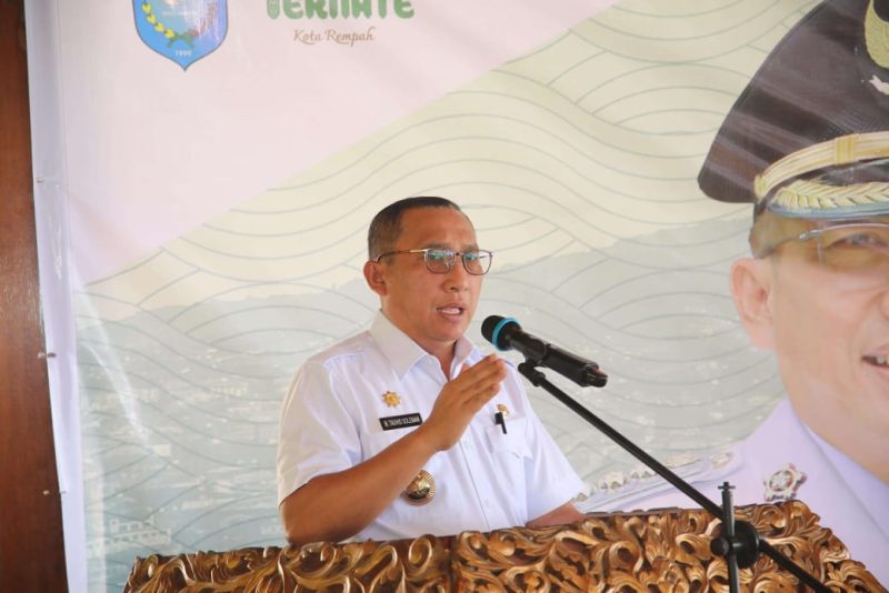 Wali Kota Ternate M. Tauhid Soleman Membuka Musrenbang Kecamatan Ternate Utara di Kedaton Kesultanan Ternate. (Istimewa)