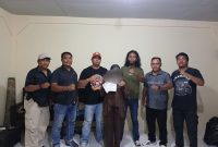 Pelaku Pencurian Emas yang Diamankan Polisi di Kota Ternate. (Rakyatmu)