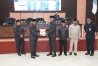 Penyerahan Dokumen Ranwal RPJMD Kota Ternate Tahun 2025-2029.